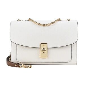 Coach Lane Crossbody Shoulder Bag
Turn lock White leather and gold hardware NWOT